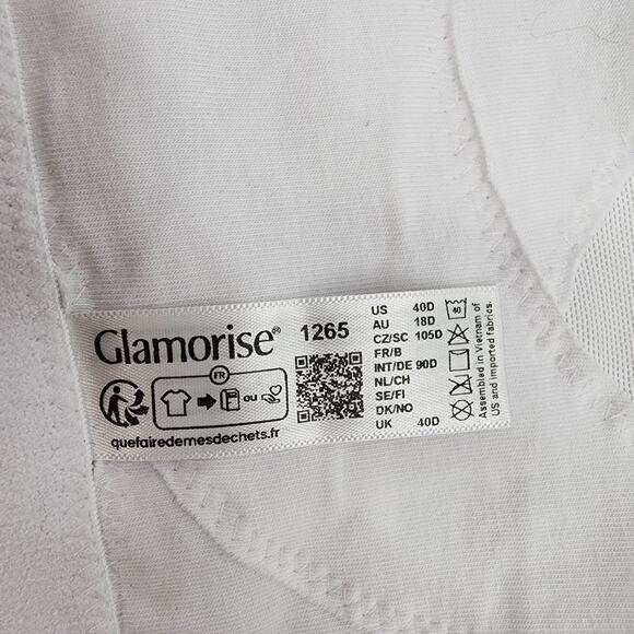 Glamorise Magic Lift Posture Back Support Unlined Wireless Bra Size 40D - Picture 4 of 7